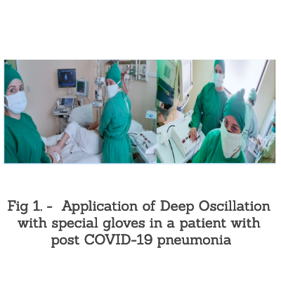 Visible Effect of Deep Oscillations in the Lung Field Followed by Ultrasound
